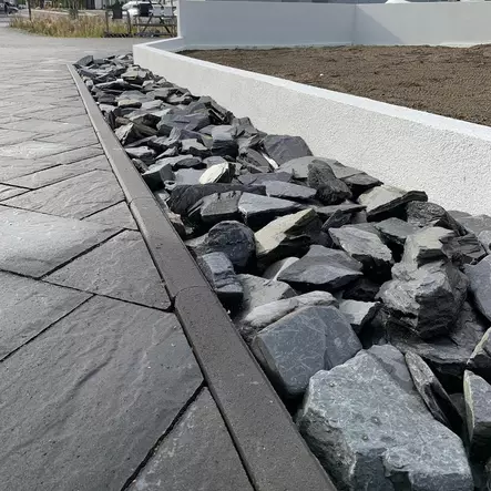 Liuskekivikate, Orivesi musta, 1000 kg, 50-200 mm - Koristekivet - 2960 - 1