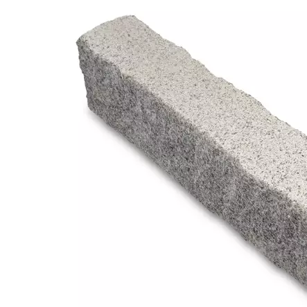 Reunakivi R10 kurun harmaa graniitti 10x25x90-110 cm luonnonkivi - Reunakivet, luonnonkivet - 3030 - 2