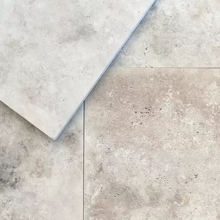 Travertiinilaatta, Bernardos beige, 406x610x12mm, antik - Kivilaatat - 4040 - 1