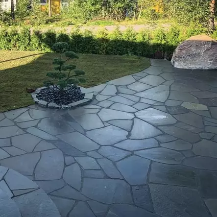 Saumauslaasti pihakiville, Gftk VDW 850, 25 kg, Basaltti, 5-50 mm sauma - Pihakivien sauma-aineet - 1360-3 - 2