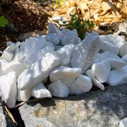 Koristekivi valkoinen Lasa Marmori 16-32 mm, 1000 kg suursäkki - Koristekivet - 4004 - 1