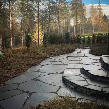 Liuskekivi, Altan harmaa kalibroitu 2cm luonnonkivi - Liuskekivet - 4046 - 2