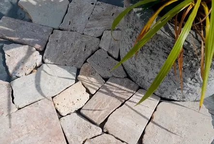 Travertiiniliuskekivi, Bernardos beige, antik - Liuskekivet - 4117 - 1