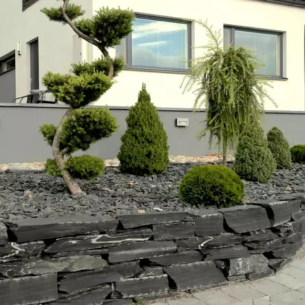 Liuskekivikate, Orivesi musta, 800 kg, 10-40 mm koristekivi - Koristekivet - 1357 - 3