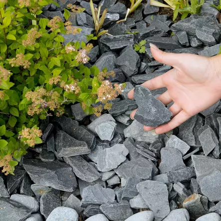 Liuskekivikate, Orivesi musta, 800 kg, 10-40 mm koristekivi - Koristekivet - 1357 - 1