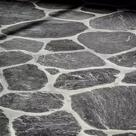 Liuskekivi Sisu, Oriveden musta paksuuskalibroitu 15 mm - Liuskekivet lattia & seinä - 4048 - 1