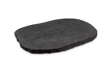 Pihalaatta, Askelkivi Huppio musta luonnonkivilaatta, graniitti 56x42x3 cm karhennettu pinta - Askelkivet ja polkukivet - 2968 - 1
